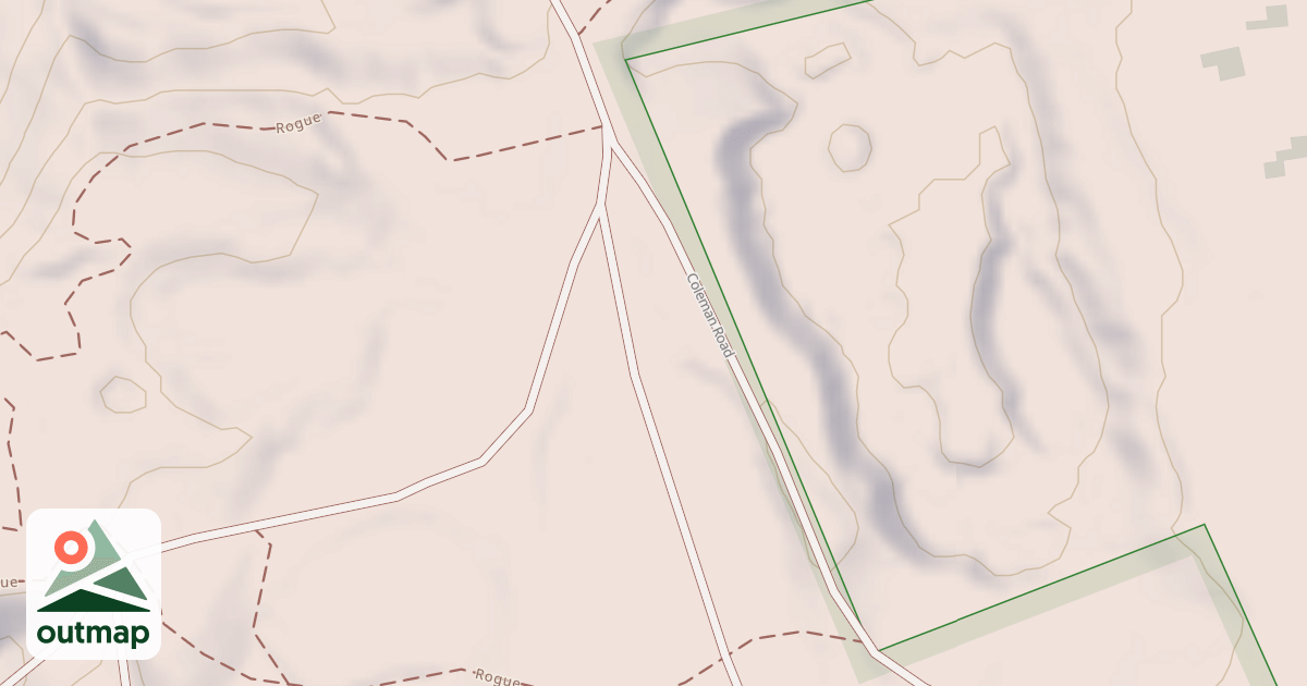 Map of Coleman Road