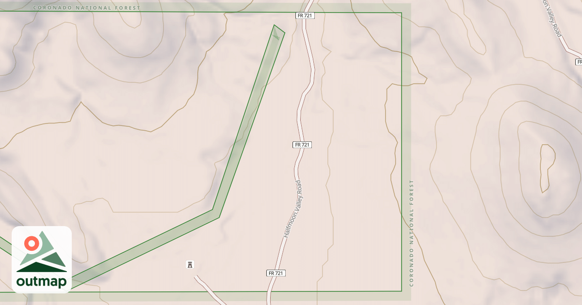 Map of HALFMOON VALLEY