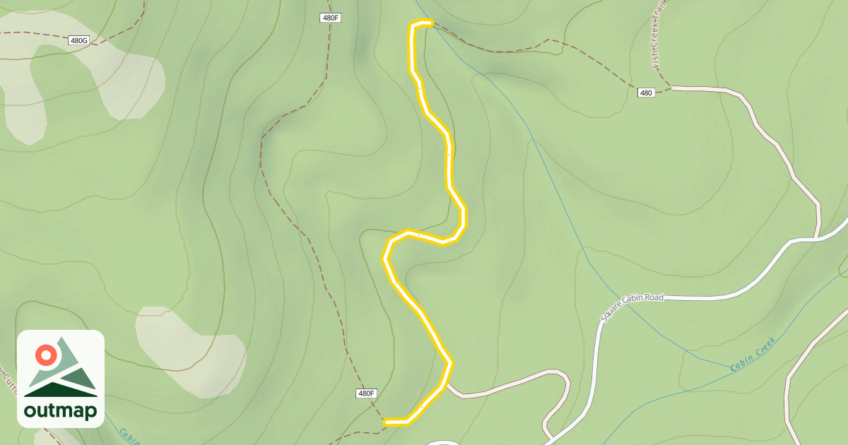 Map of Fish Creek Trail