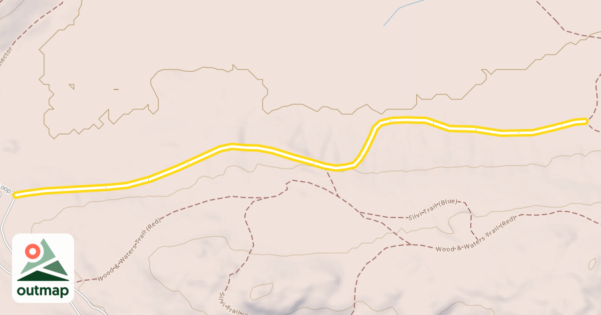 Map of Skidder Trail (Orange)