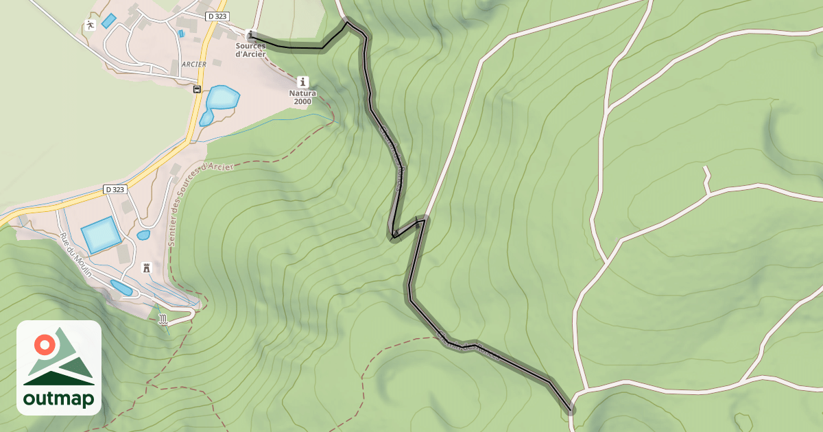 Map of Chemin des Ronces