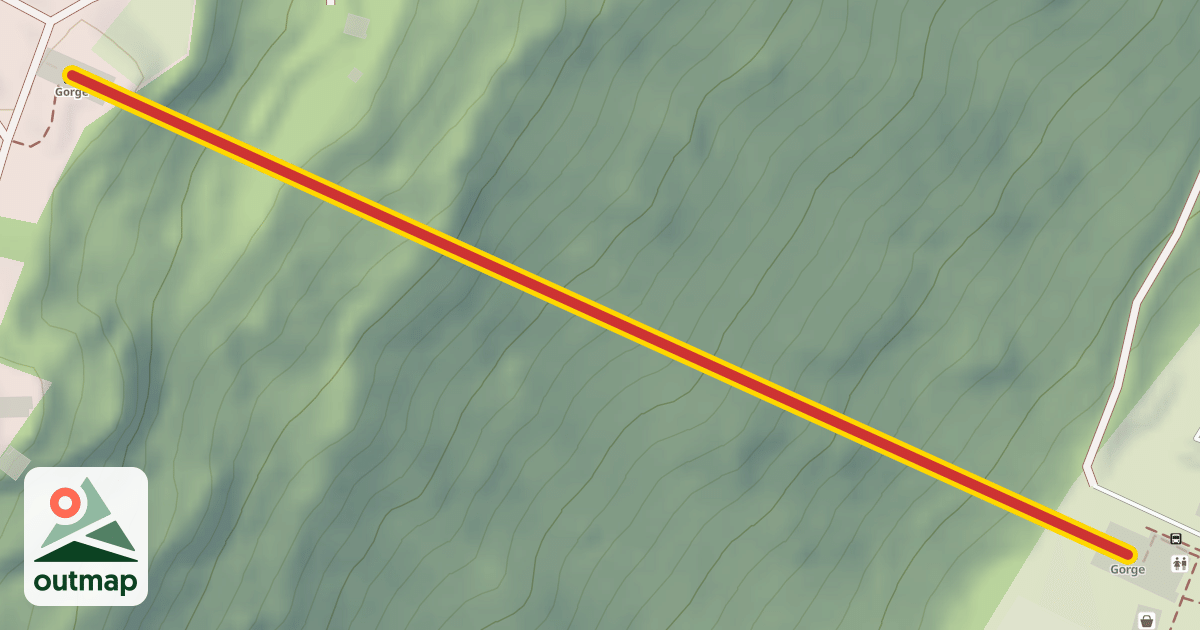 Map of La Gorge