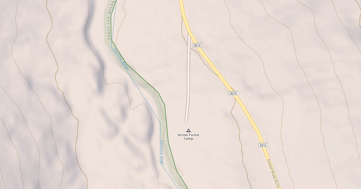Map preview of USFS National Forest System Roads {01BC1542-2543-41E6-A838-F8784C3DEDA2}