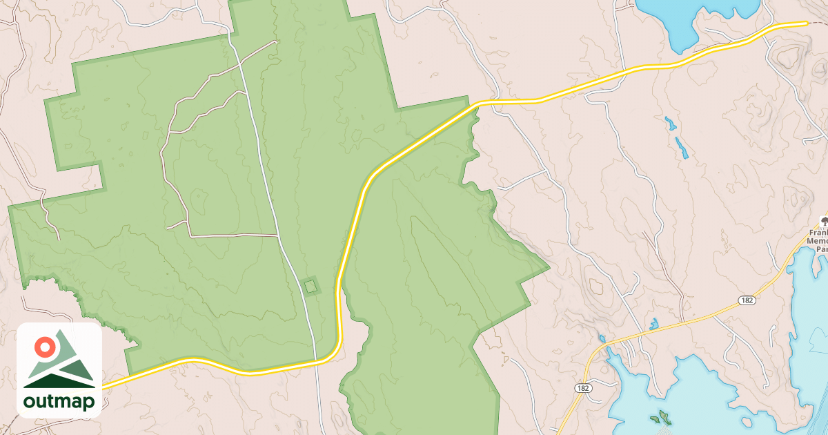 Map of Down East Sunrise Trail