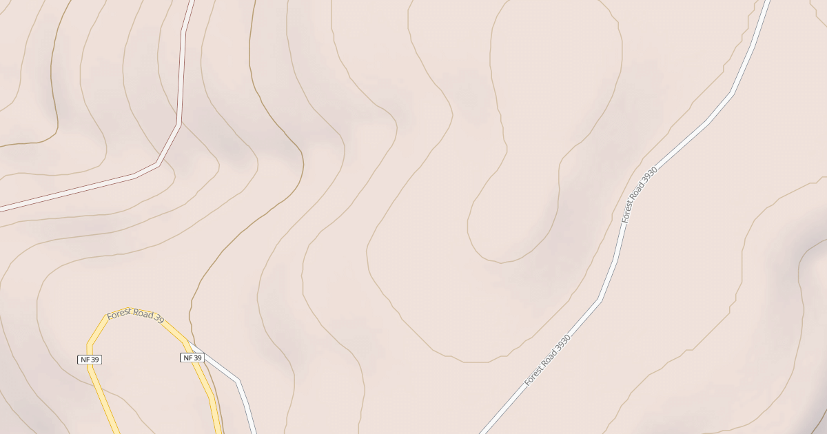 Map preview of USFS National Forest System Roads {025F52C8-D7BB-4687-BEAA-CCBDBACC17E4}