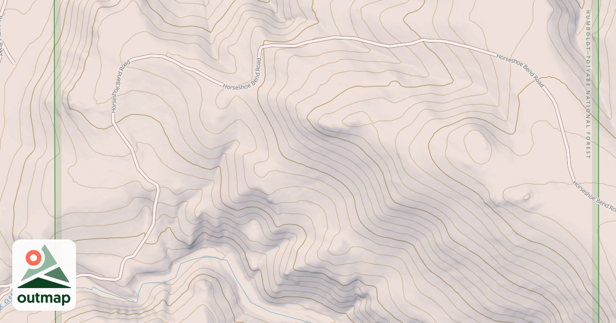 Map of SHORT ROAD SPUR B