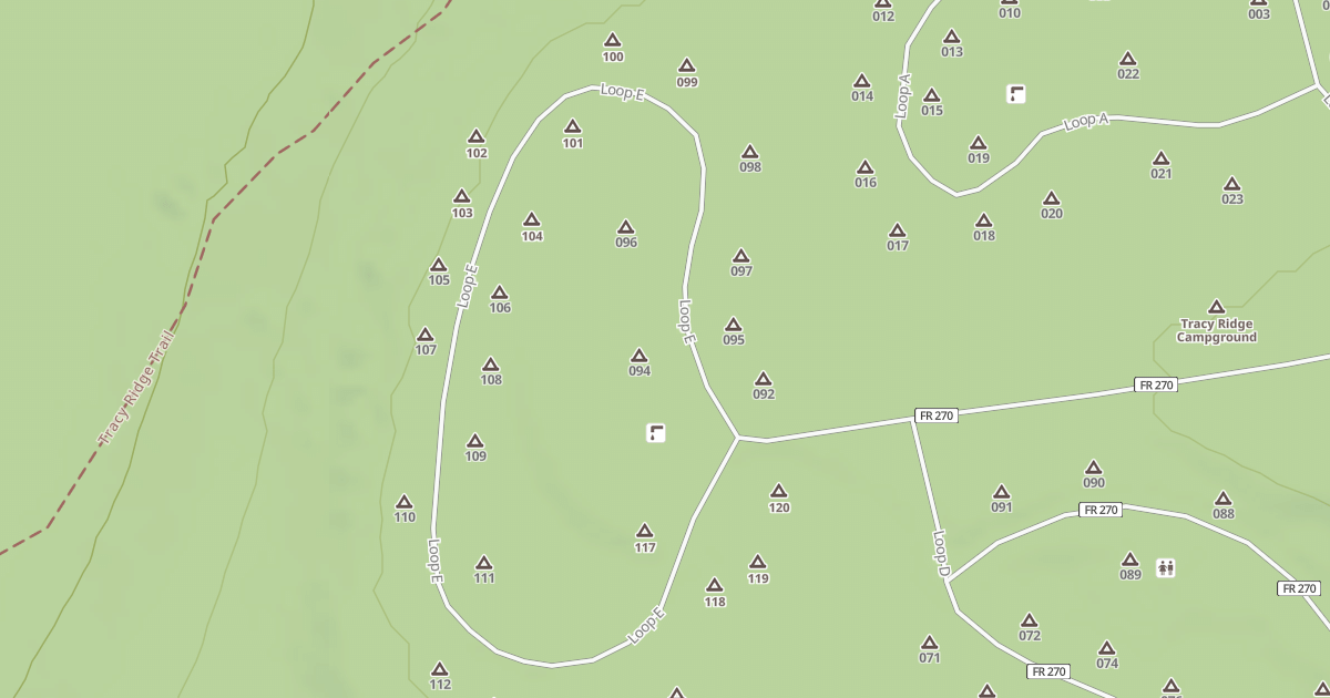 Map preview of TRACY RUN - E
