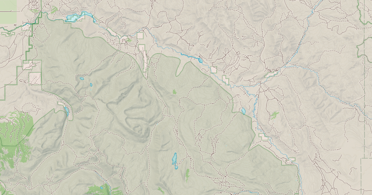 Map preview of GROS VENTRE ROAD SNOWMOBILE