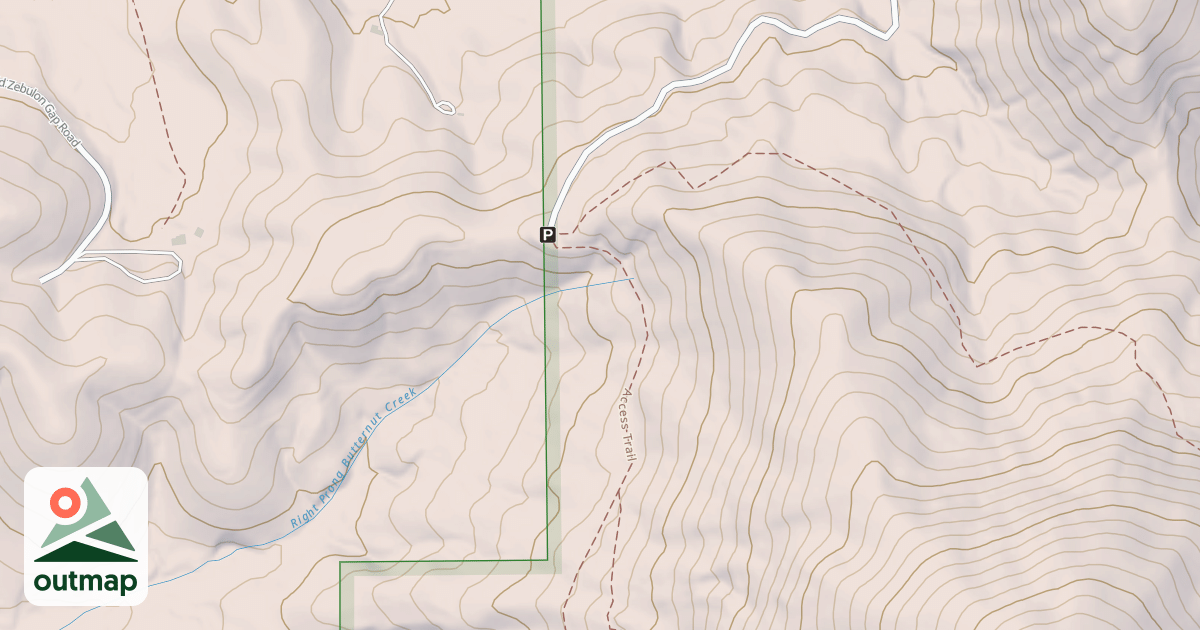 Map of BLUE ROCK