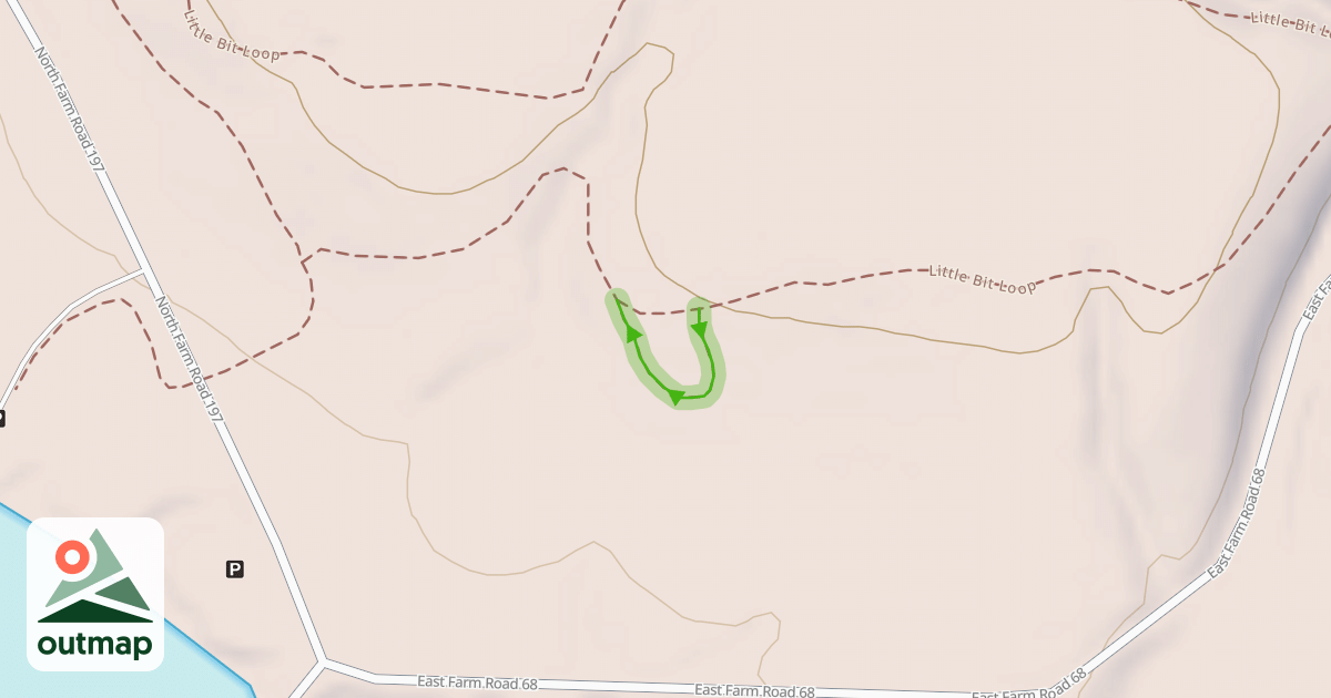 Map of Little Bit O' Downhill