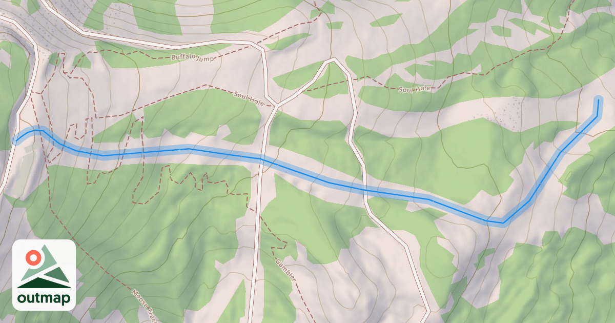 Map of Lobo Meadows