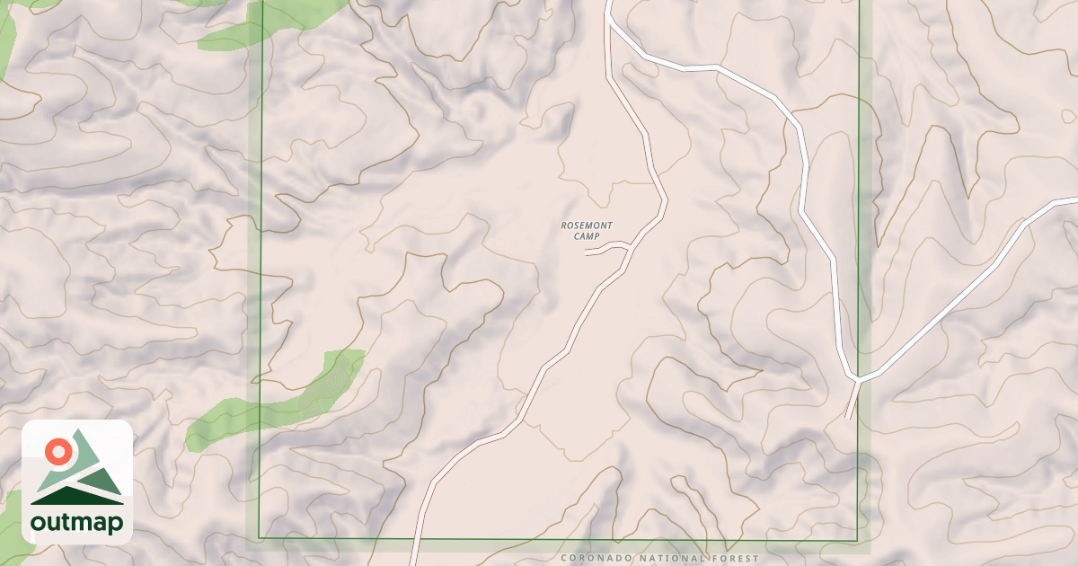 Map of BARREL CANYON