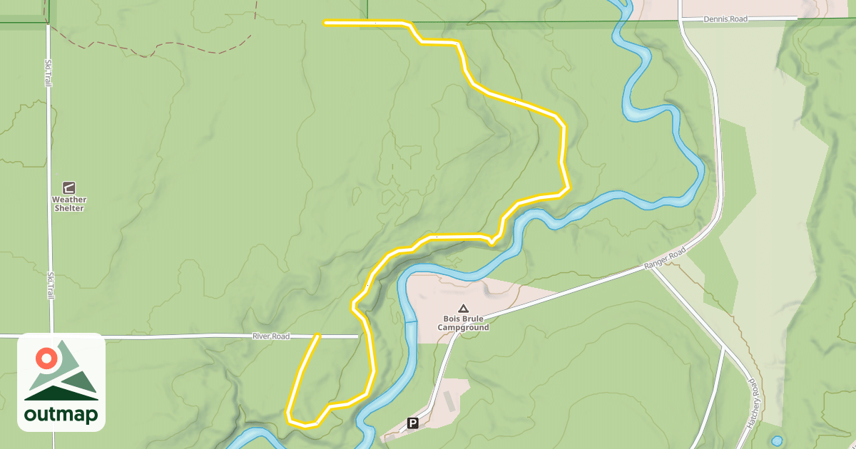 Map of River