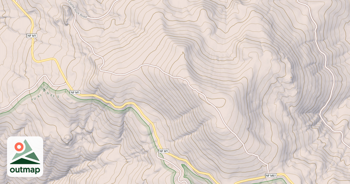 Map of BALD MTN.