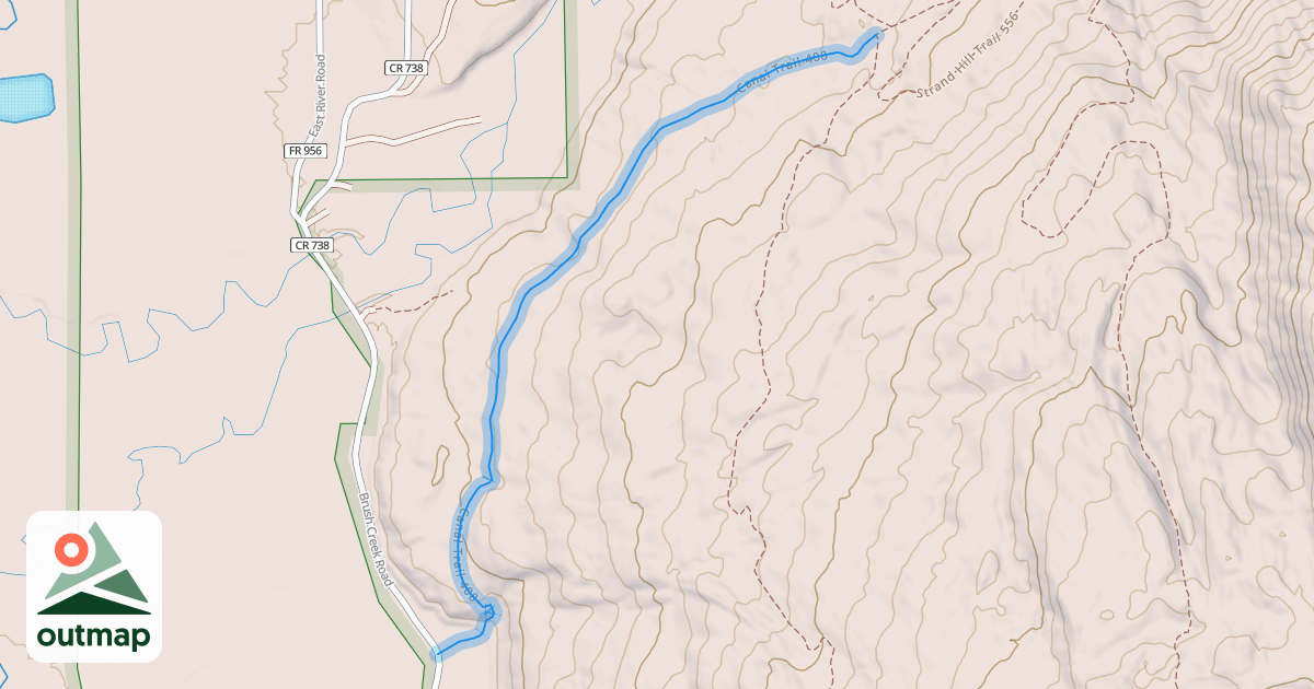 Map of Canal Trail 408