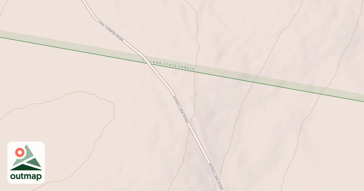 Map of Amos Case Road