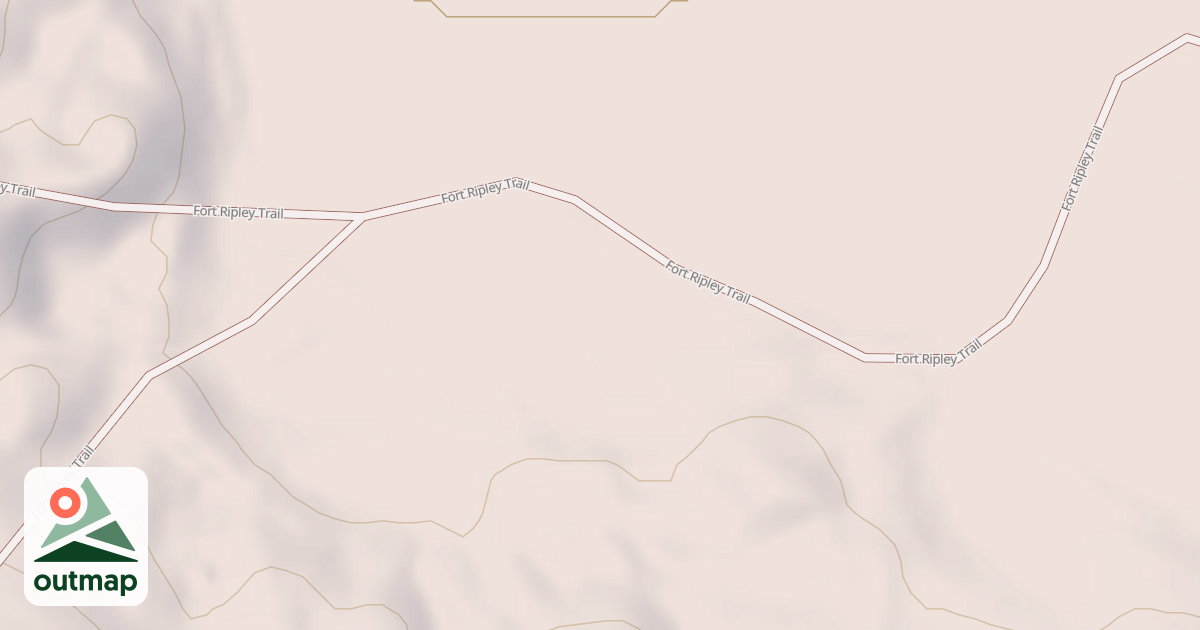 Map of Fort Ripley Trails