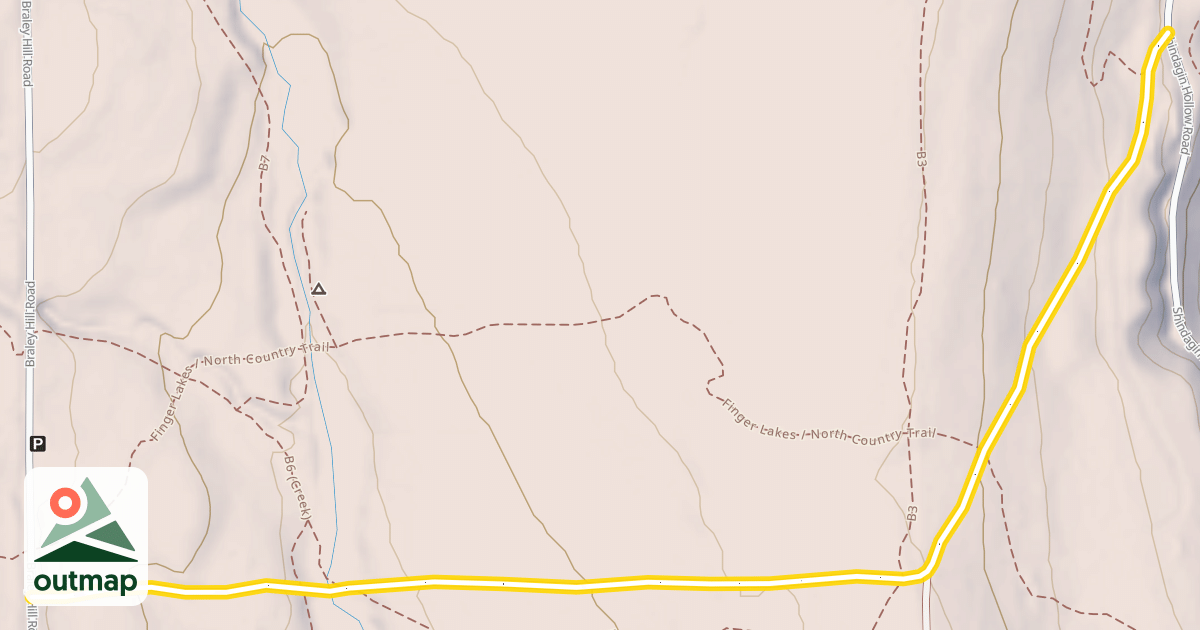Map of Snowmobile Trail