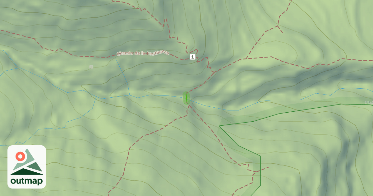 Map of Pont de la Lune