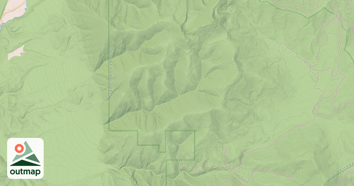 Map of LITTLE THOMPSON RIVER