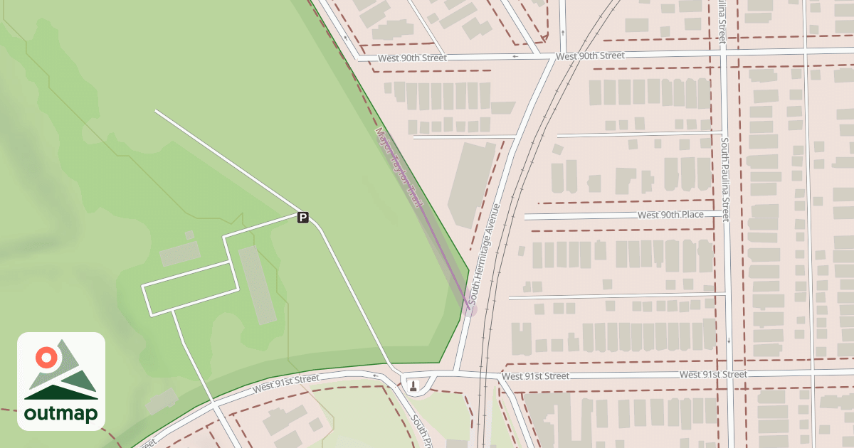 Map of Major Taylor Trail