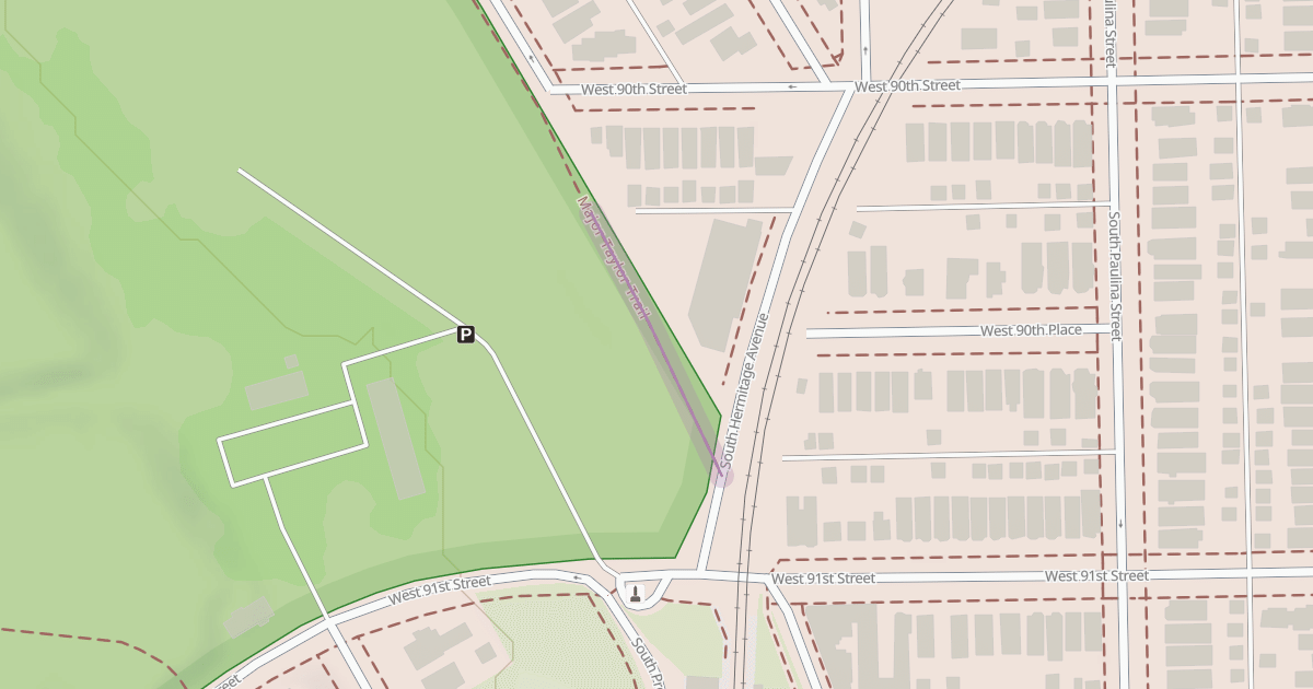 Map preview of Major Taylor Trail