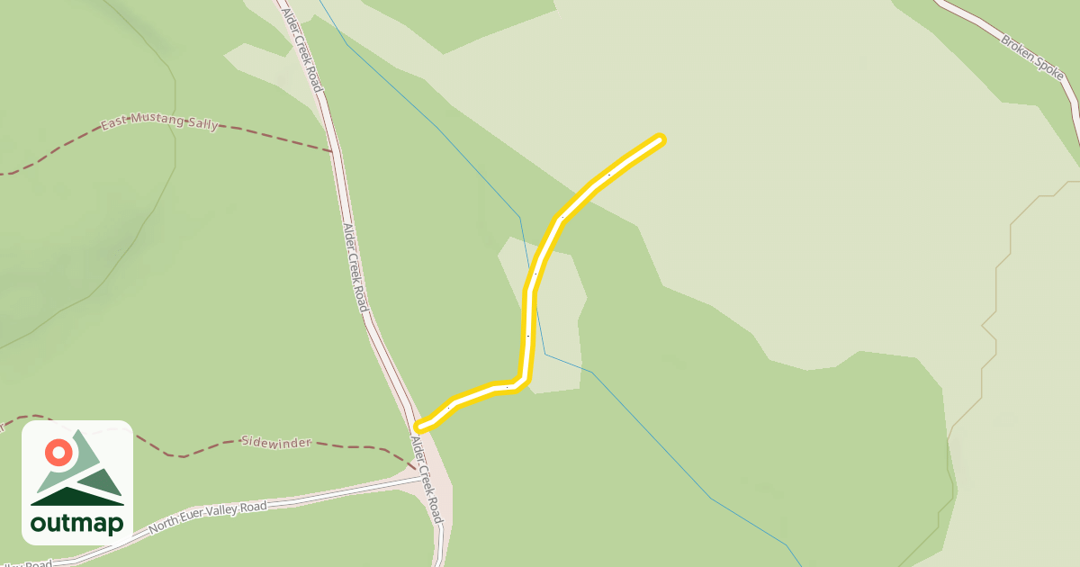 Map of Paiute Cutoff
