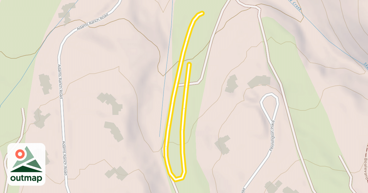 Map of Skunk Creek Trails