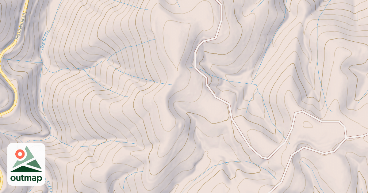 Map of BIG CR. TIE SPUR
