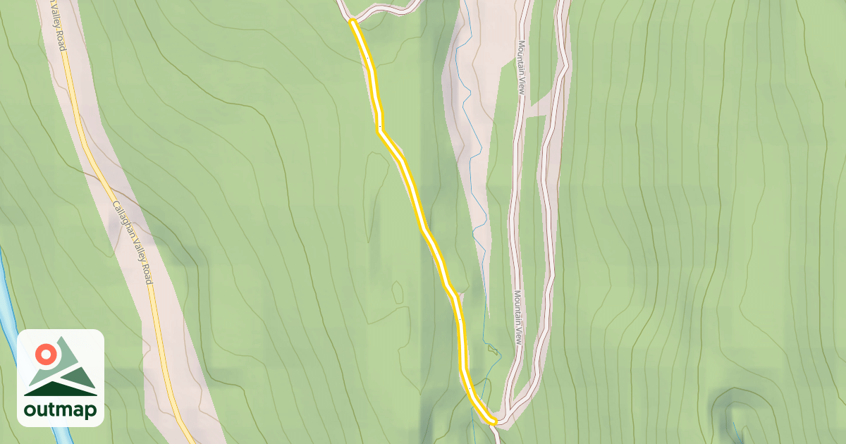 Map of Lower Line Road
