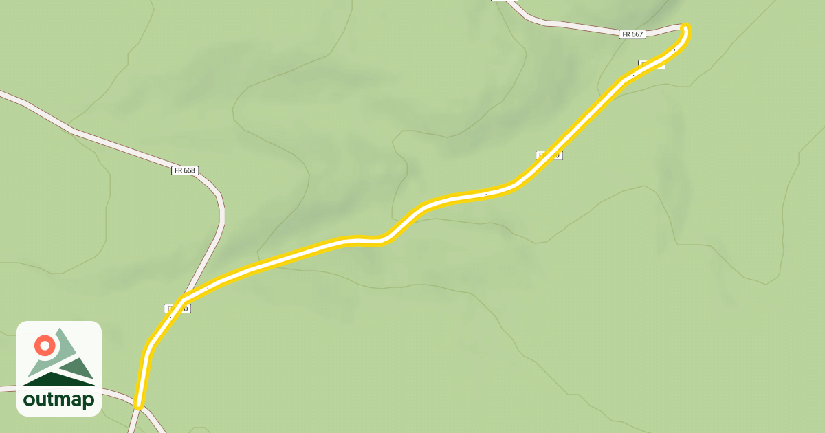 Map of East Draw