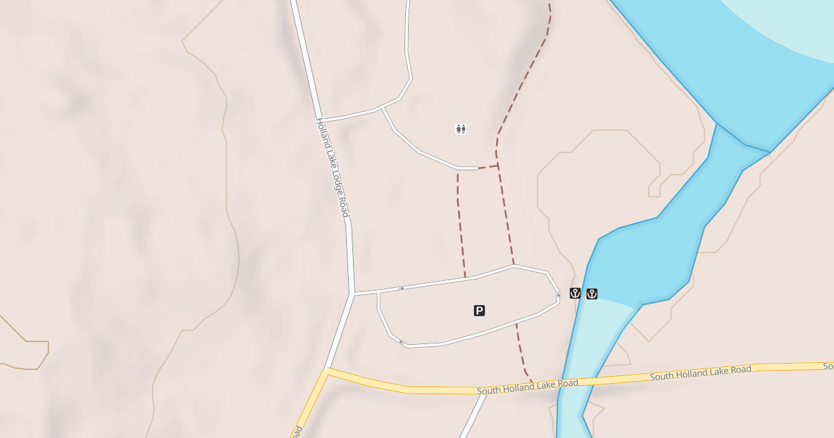 Map preview of HOLLAND BOAT LAUNCH