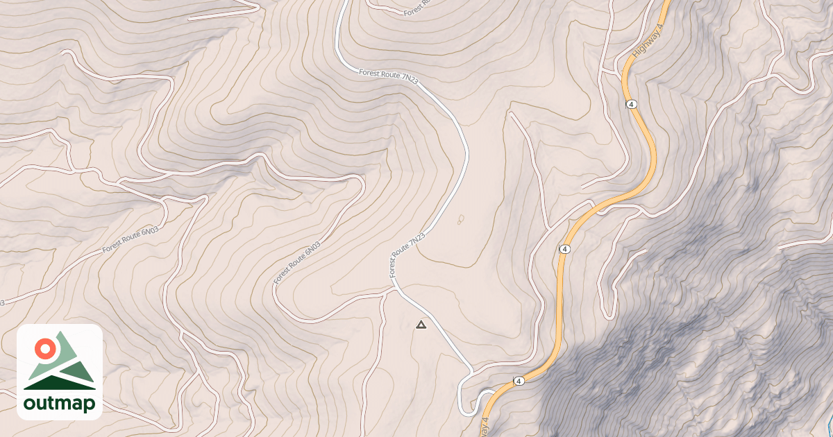 Map of BLACK SPRINGS