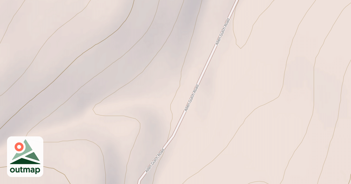 Map of ALLEN GULCH DISPERSED A