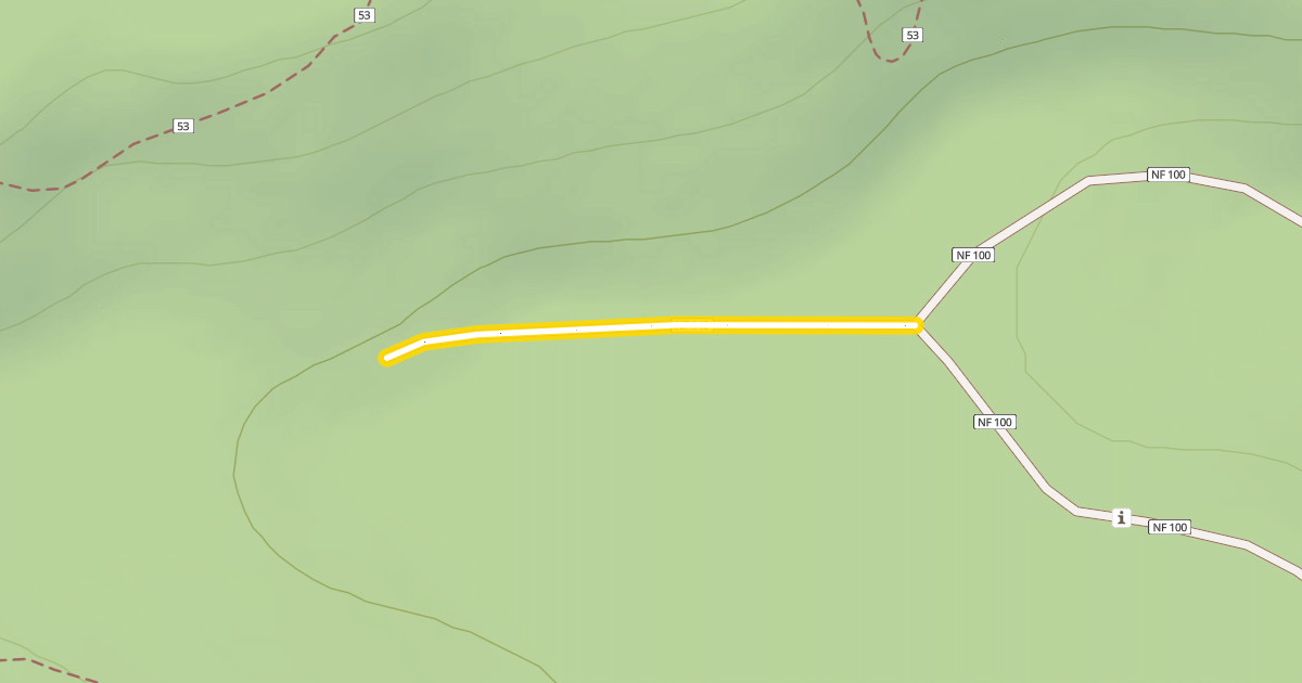 Map preview of Forest Road 4615-140