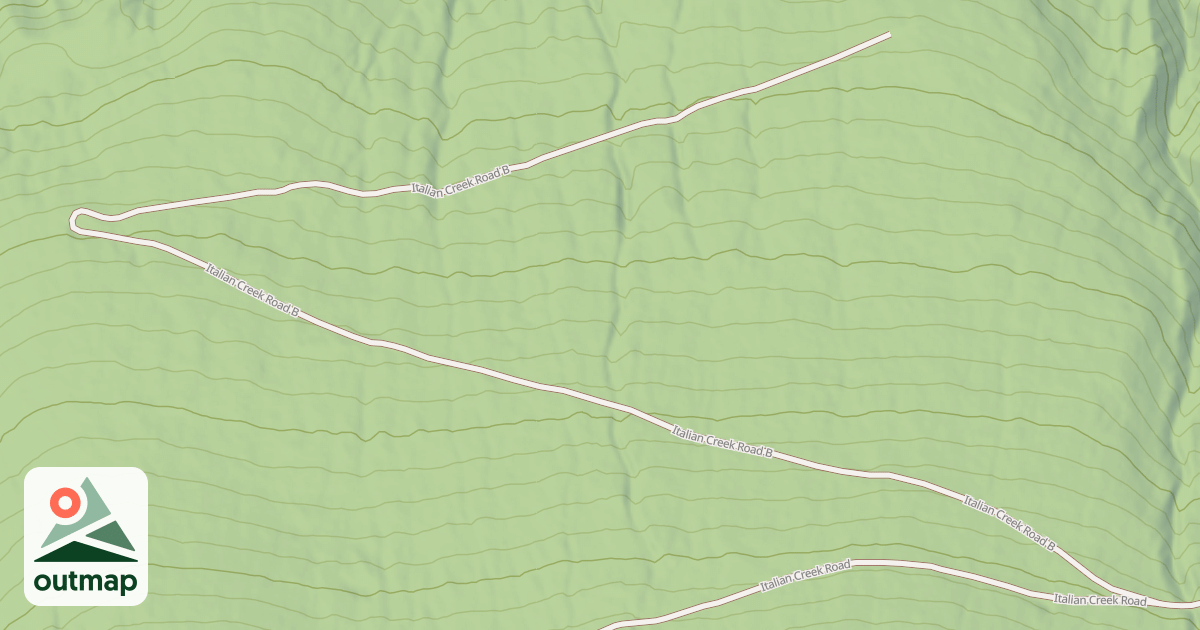 Map of ITALIAN CREEK B