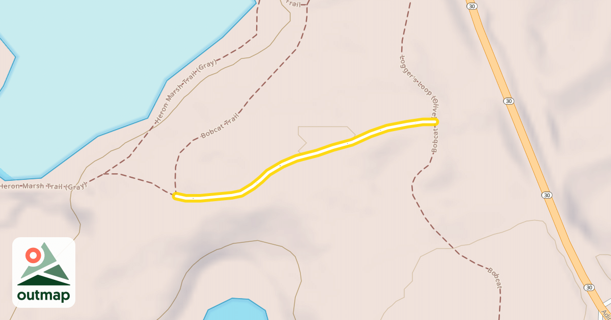 Map of Logger's Loop (Olive)