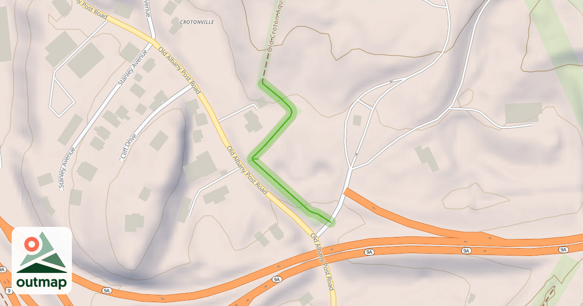 Map of Old Croton Aqueduct Trail