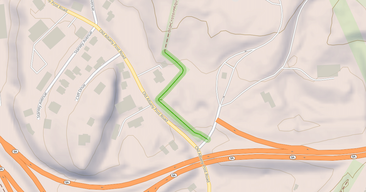 Map preview of Old Croton Aqueduct Trail