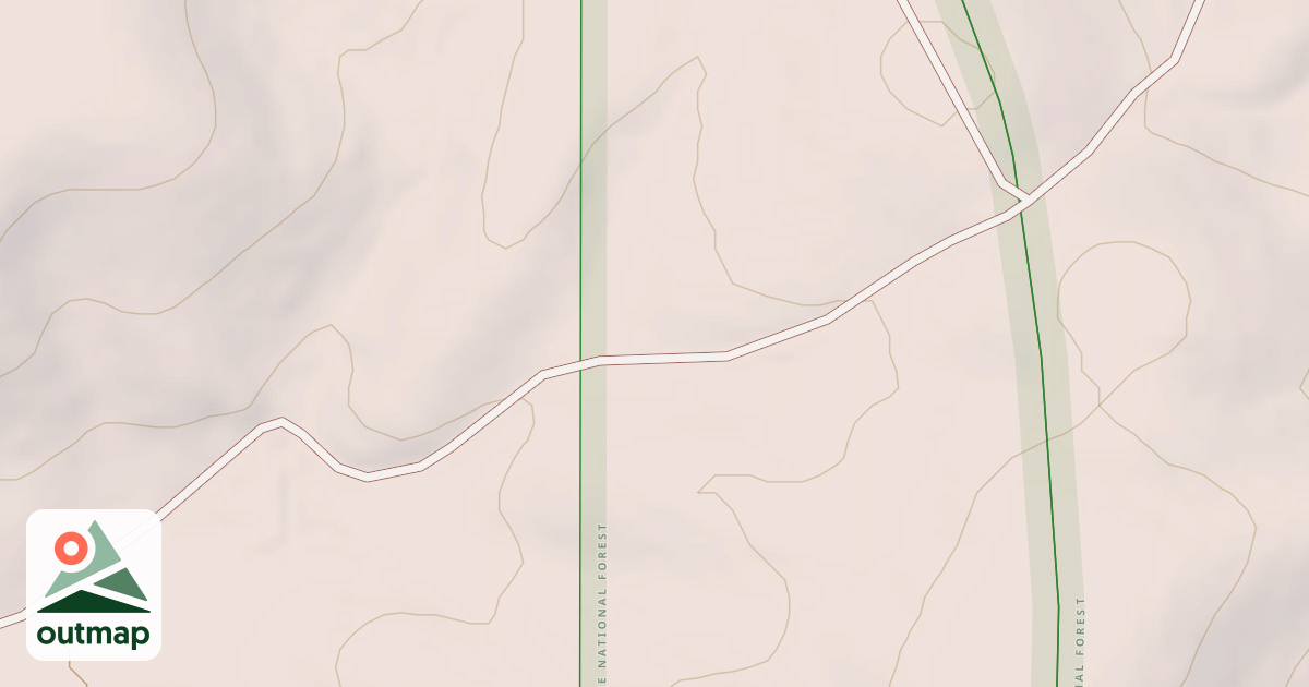 Map of MOORES FLAT