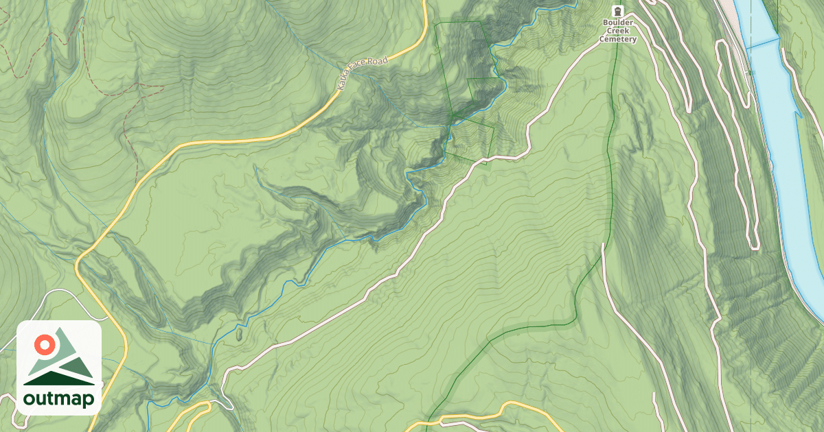 Map of TWENTYMILE