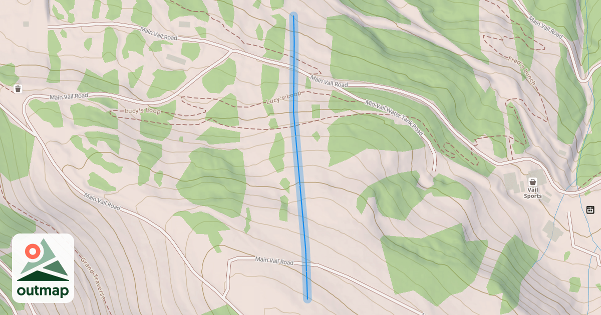 Map of Avanti - Upper