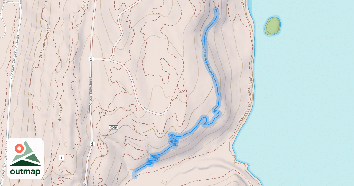 Map of Mammoth Trail