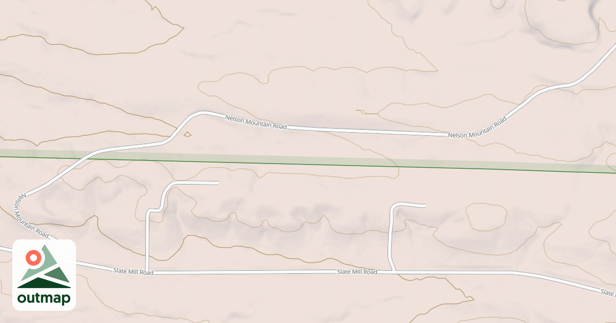 Map of NELSON MTN