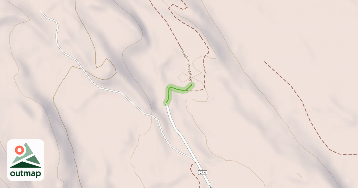Map of Lower Loop Wide Path