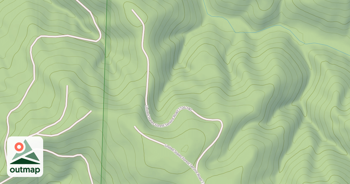 Map of USFS National Forest System Roads {9DB71EB9-FA44-4328-812C-59D63E40CC61}
