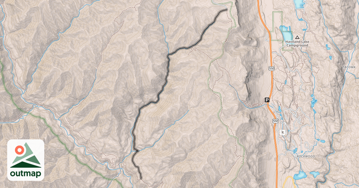 Map of Dutch Creek Trail