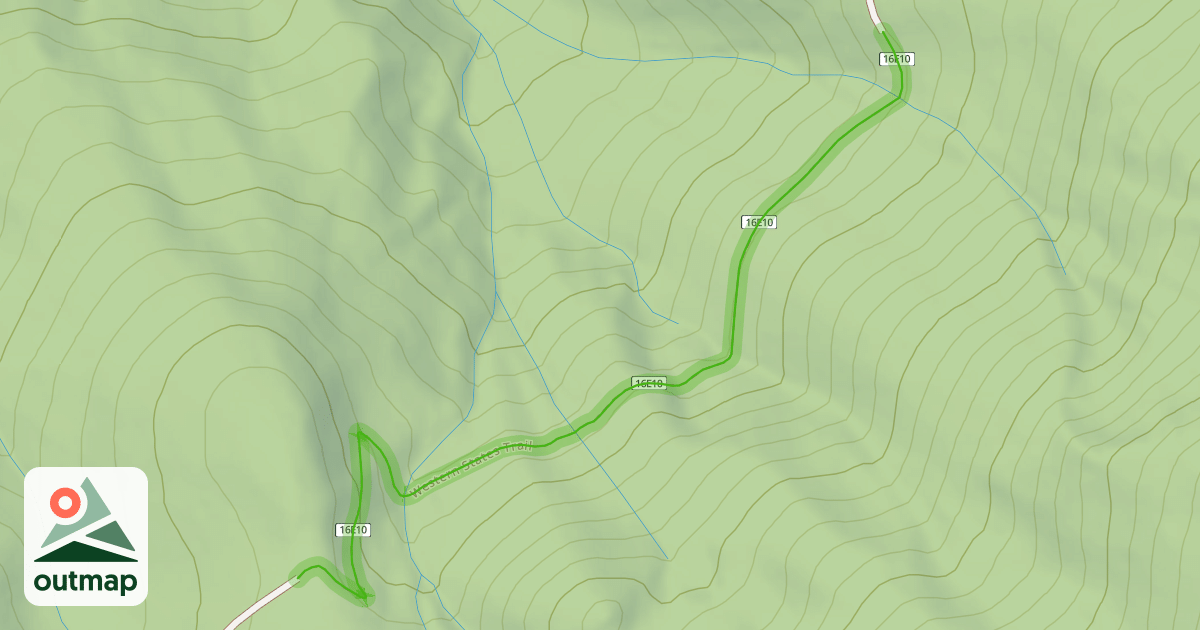 Map of Western States Trail