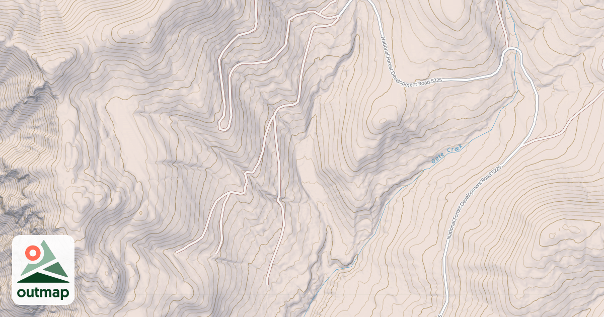 Map of LOWER GATE CREEK