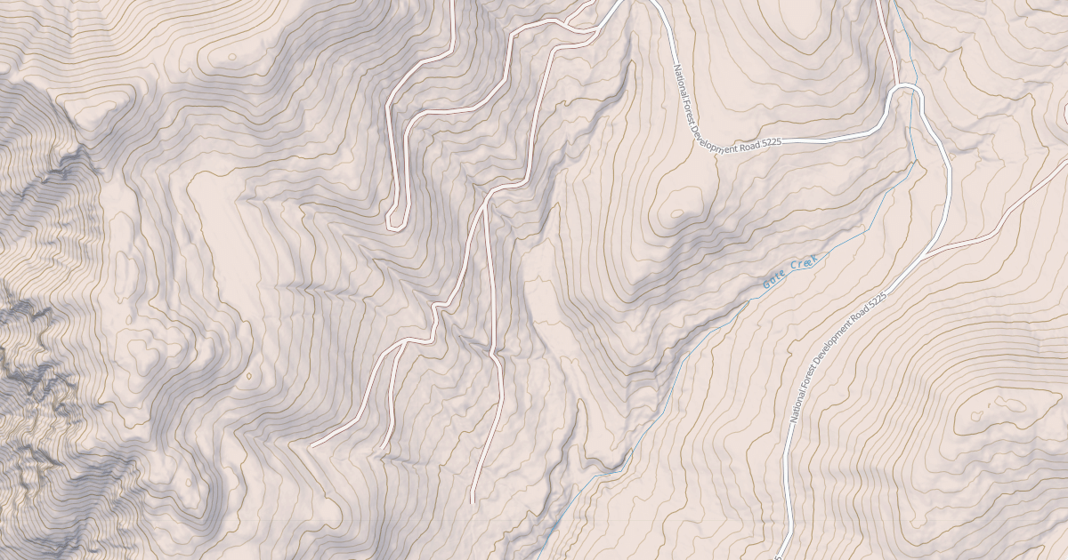 Map preview of LOWER GATE CREEK